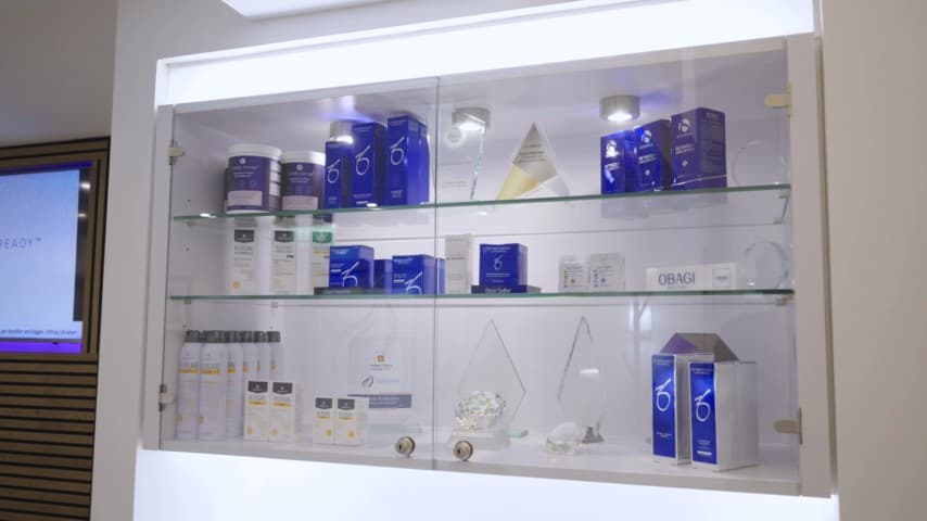Clinical skincare consultation and product planning at Berkshire Aesthetics