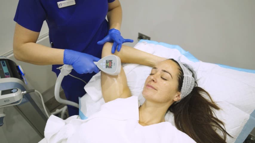 Exilis Ultra skin tightening treatment at Berkshire Aesthetics