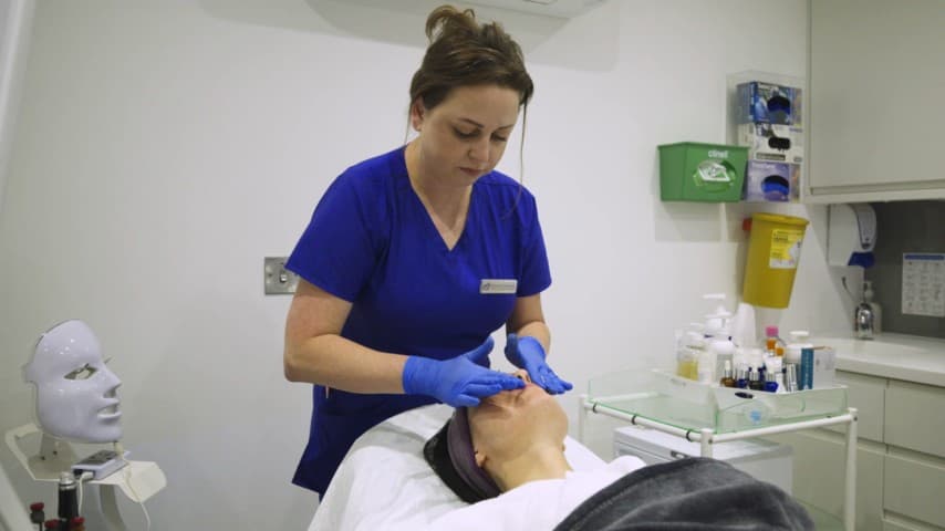 Morpheus8 RF microneedling treatment at Berkshire Aesthetics
