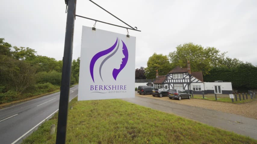 Berkshire Aesthetics clinic exterior on Furze Platt Road, Maidenhead